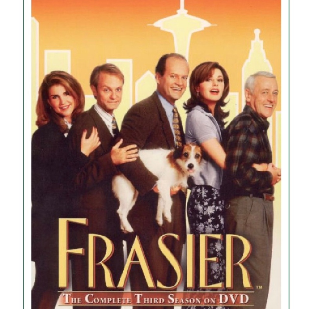 Frasier The Complete 3rd Season DVD 4 Disc Set, Niles, Daphne, Roz, Martin,Eddie